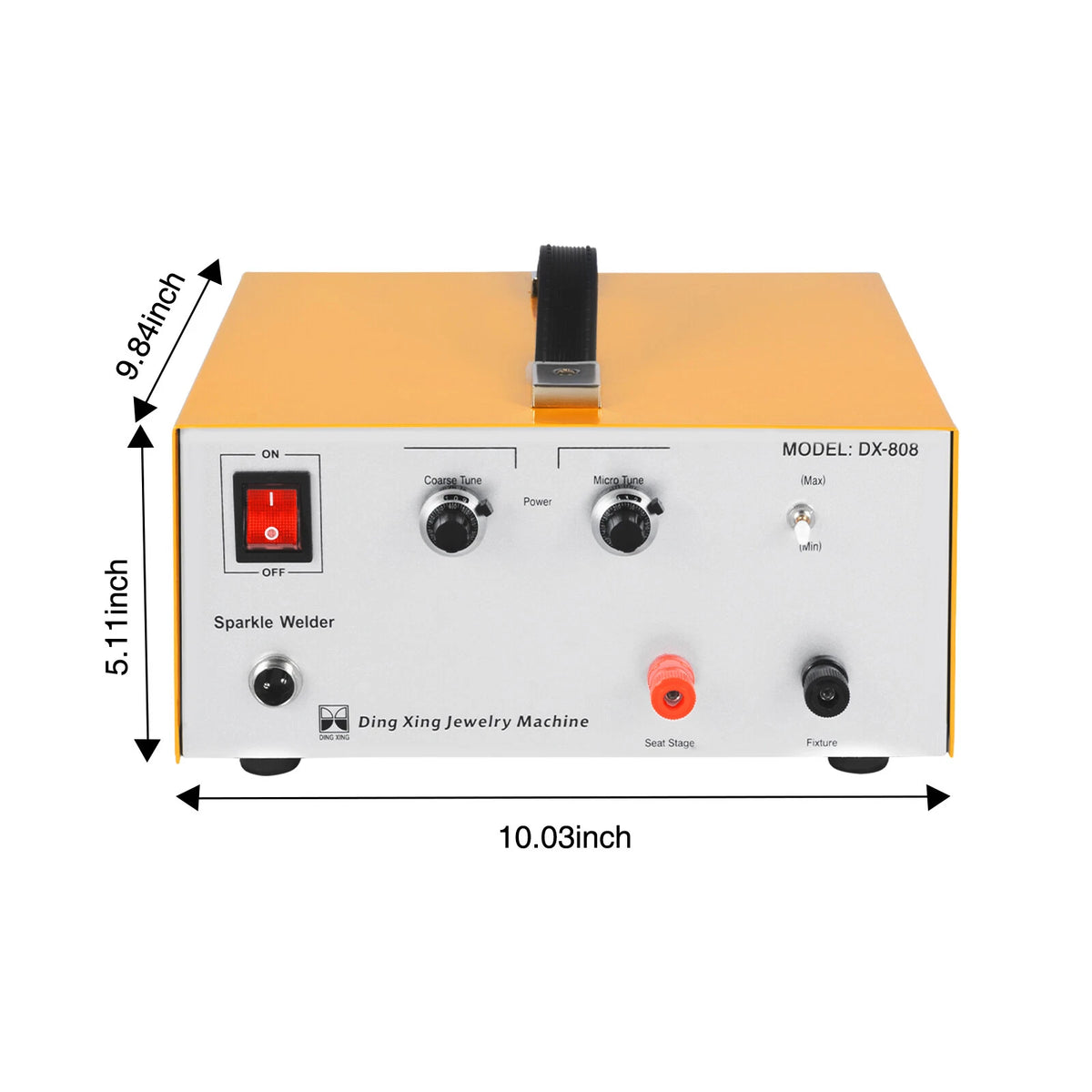 600W Jewelry Spot Welder for Gold Silver Metal (1-80A)