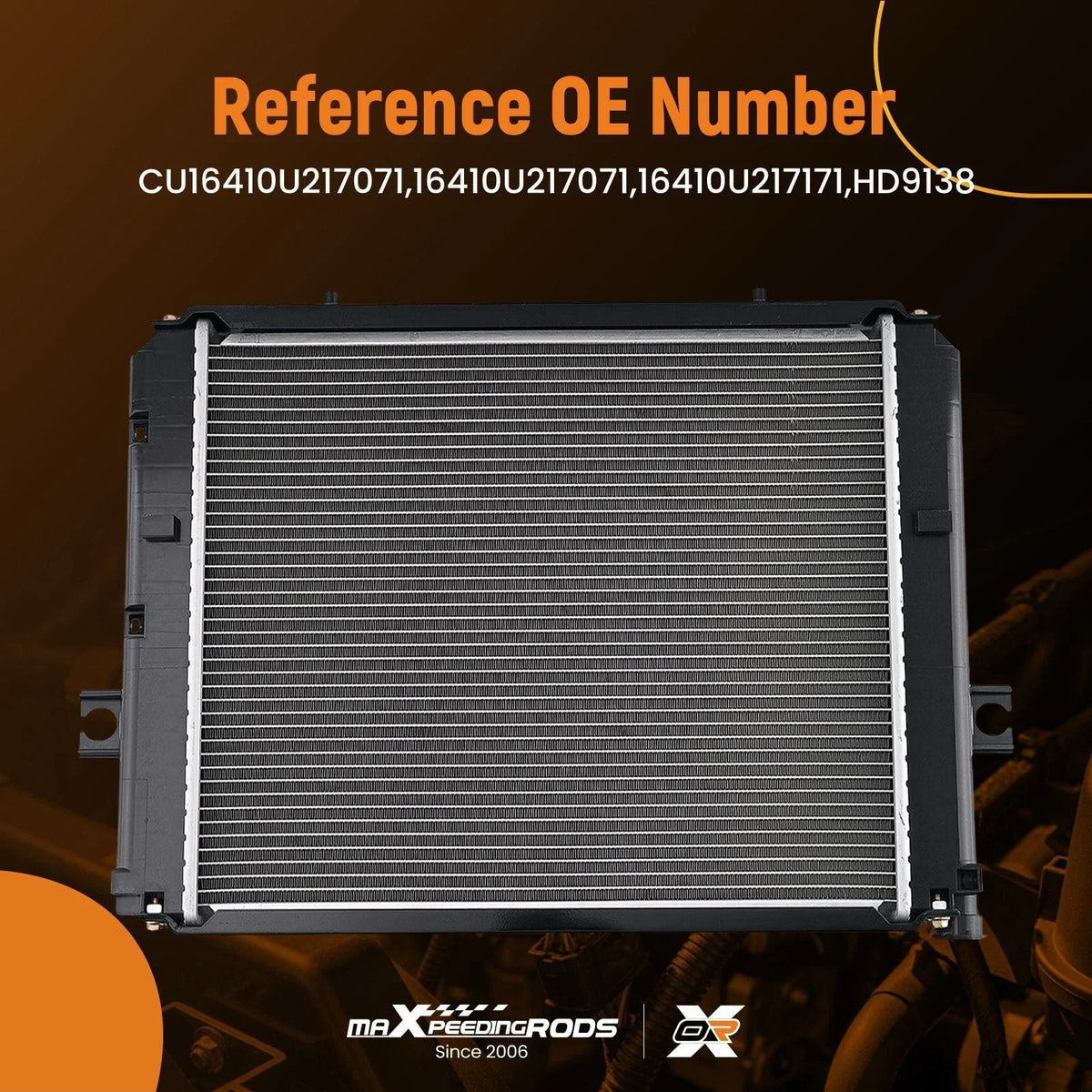 Aluminum Radiator for Toyota Forklift 7FGU25/7FGU30/7FGU32