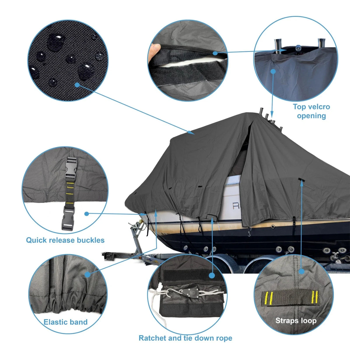 Storage Cover for Sea Hunt 202 Center Console