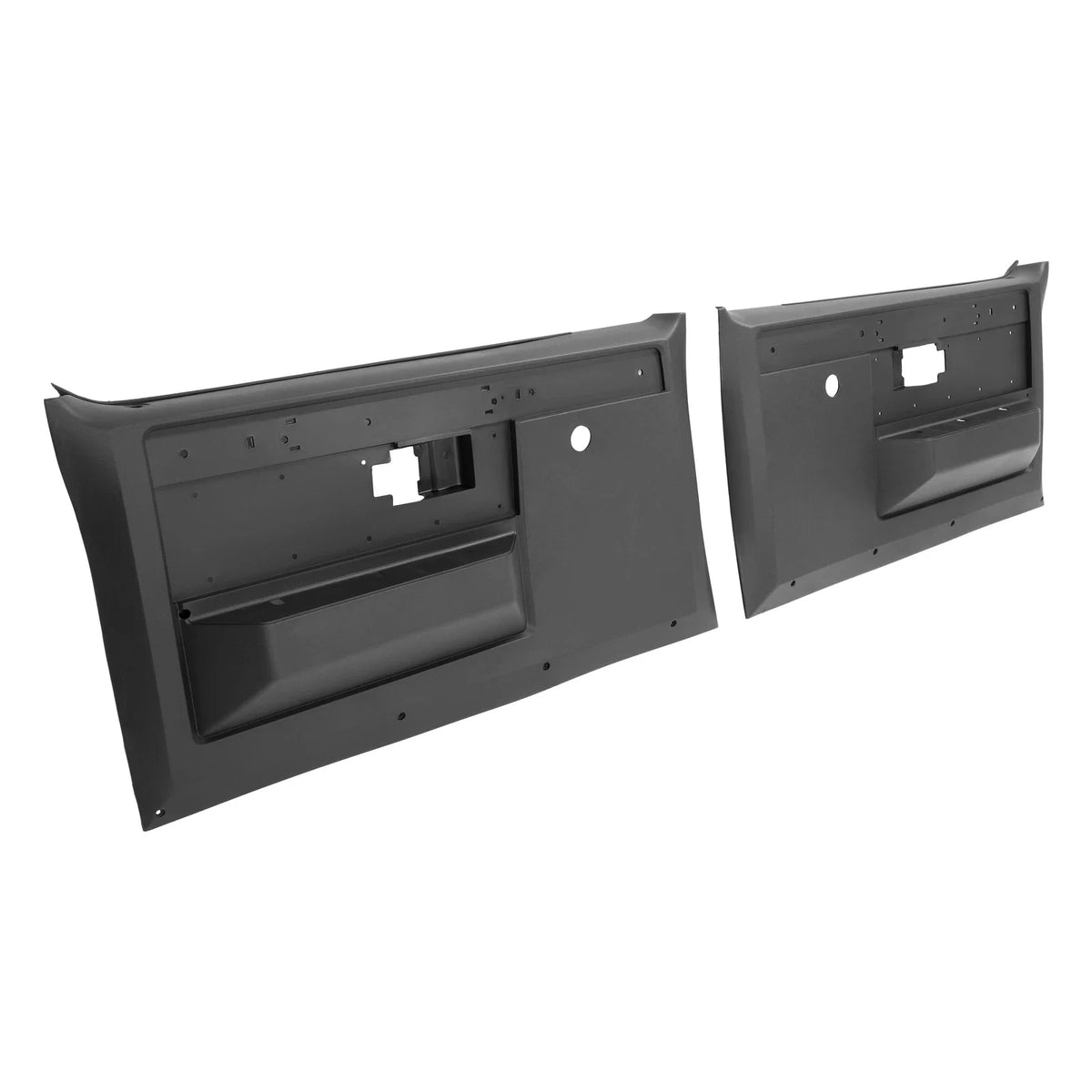 Pair of Inner Door Panels for Chevy Pickup Truck (1981–1987) PP LH+RH Black