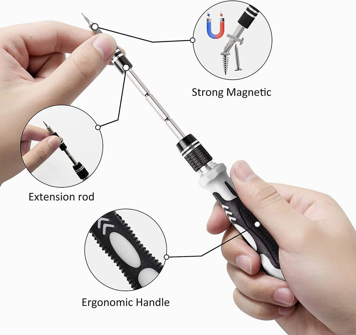 Precision Screwdriver Set Mini 138 in 1 Multi-function TORX Magnetic Tool