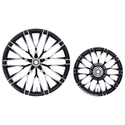 Set of 2 Wheel Rims for Harley Touring Road King Glide (2009–2024) 21" Front 18" Rear