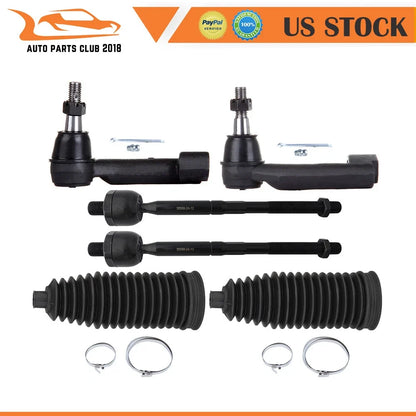 Set of 6 Front Steering Tie Rod Ends for Ford Expedition F-150 (2015–2020)