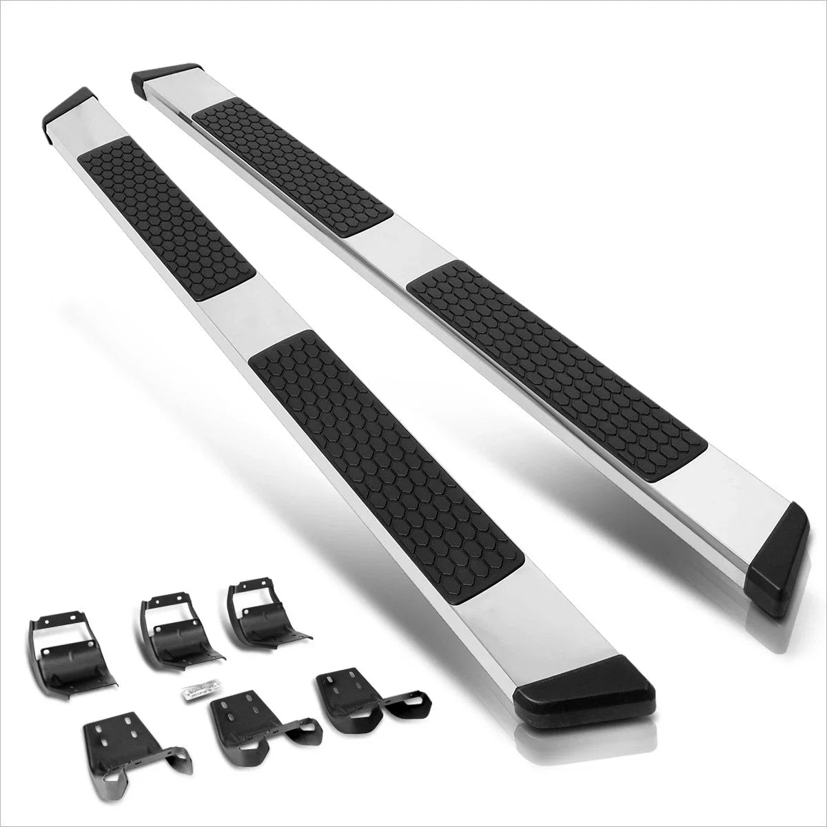 Set of 2 Honeycomb Step Running Boards for Ford F150-F350 Super Crew Cab (2015–2024)