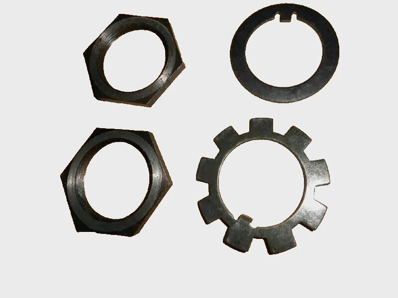 Front Axle Spindle Lock Nut Kit for Jeep Willys MB GPW CJ2A CJ3A M38 M38A1