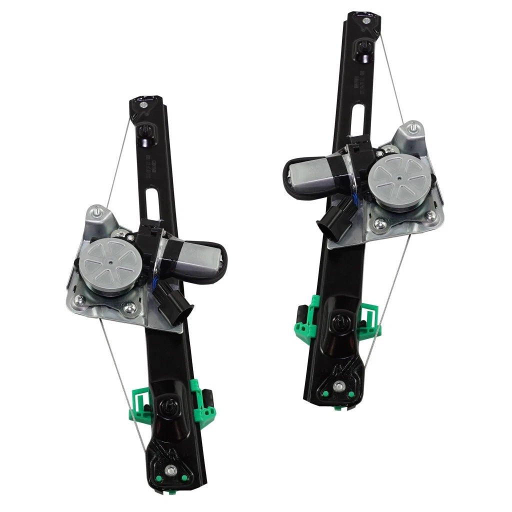 Set of 2 Window Regulators for BMW 335d (2009–2011) w/Motor PLX-M0-USA-RB49170010-CL360A75