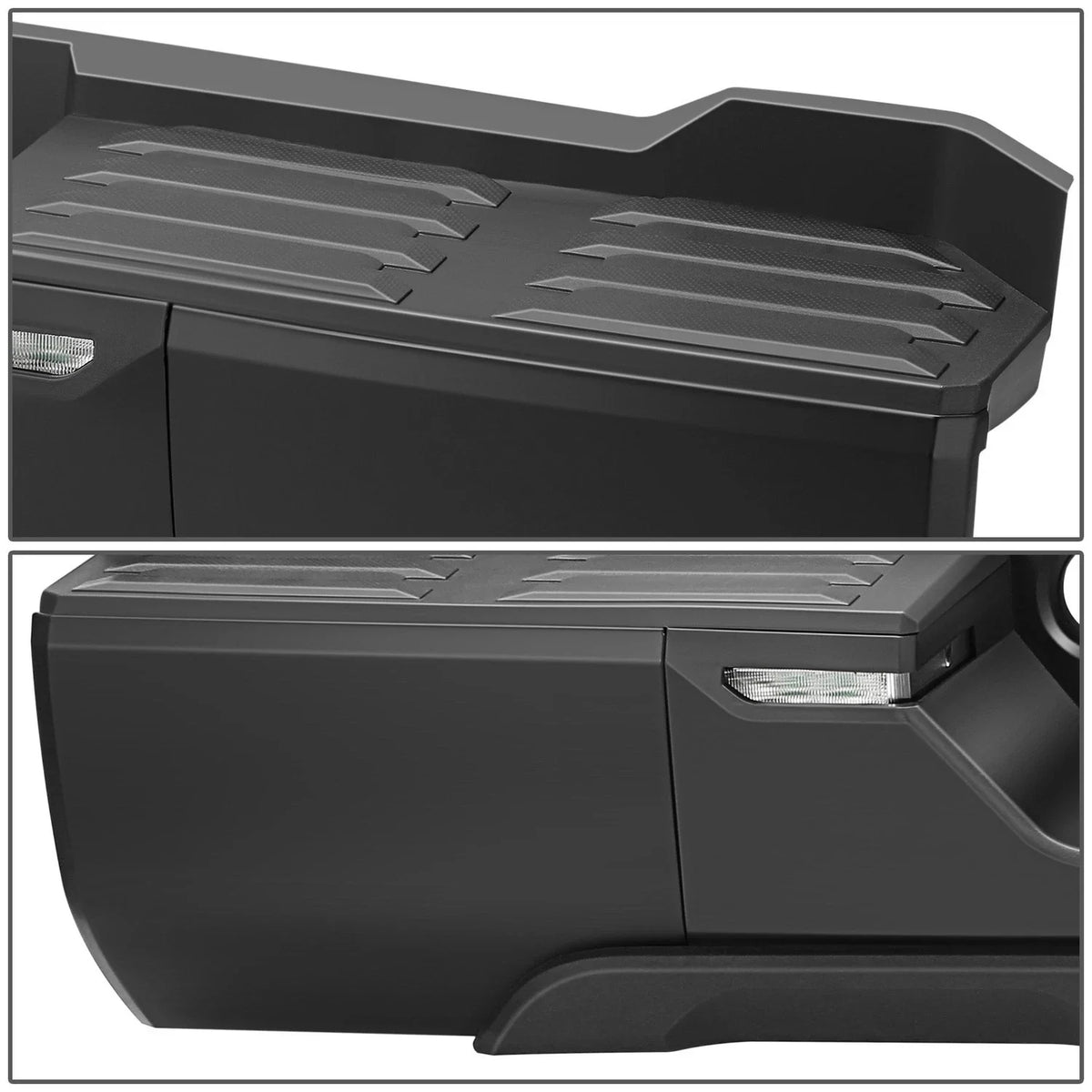 Rear Step Bumper for Toyota Tundra (2022–2026) Black w/o Sensor Holes