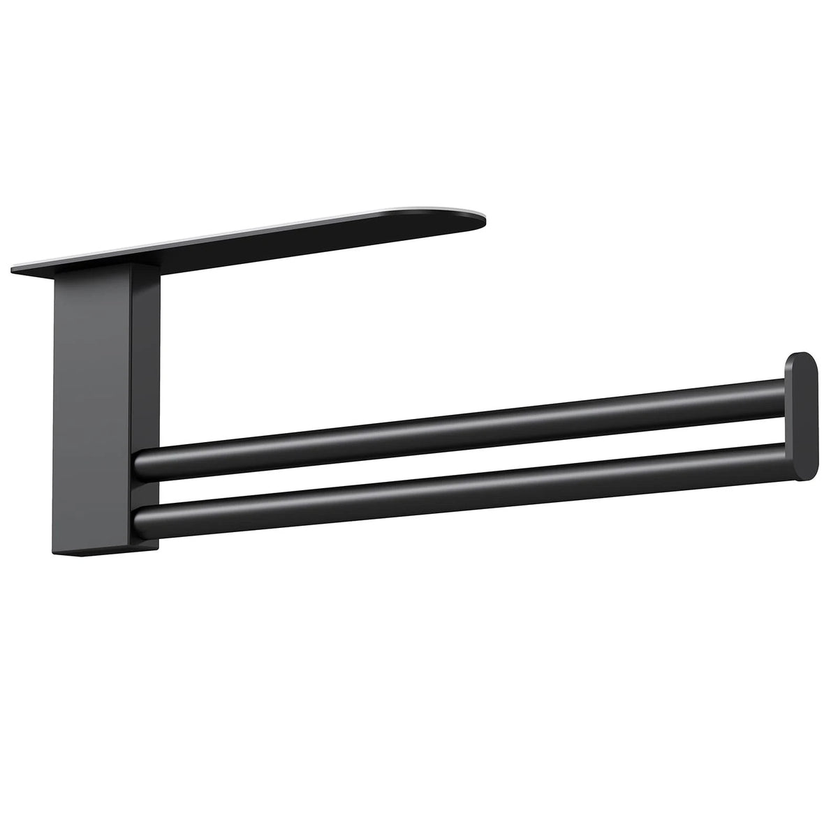 Under Cabinet Paper Towel Holder for (7.9 inches, Black)