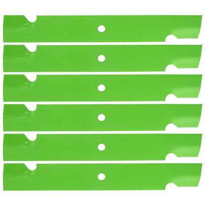 6-Pack LawnRAZOR Blade for Schiller Plus 52 20HP (Part Numbers: 038-3000-00, 539101485, 7075751)
