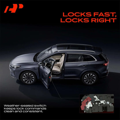 Rear Left Door Lock Actuator for Audi A4 A4 Quattro S4 (2002–2005) 8E0839015D, 4B0839015E