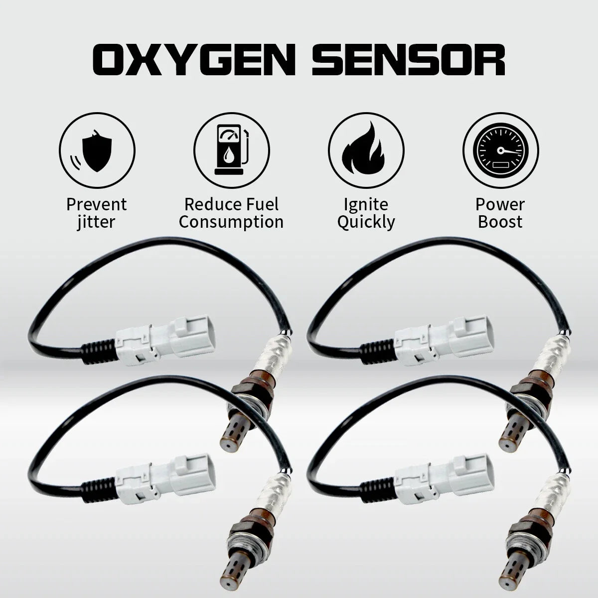 Set of 4 Oxygen O2 Sensors for Toyota Sienna (2004–2006) OEM 234-4168