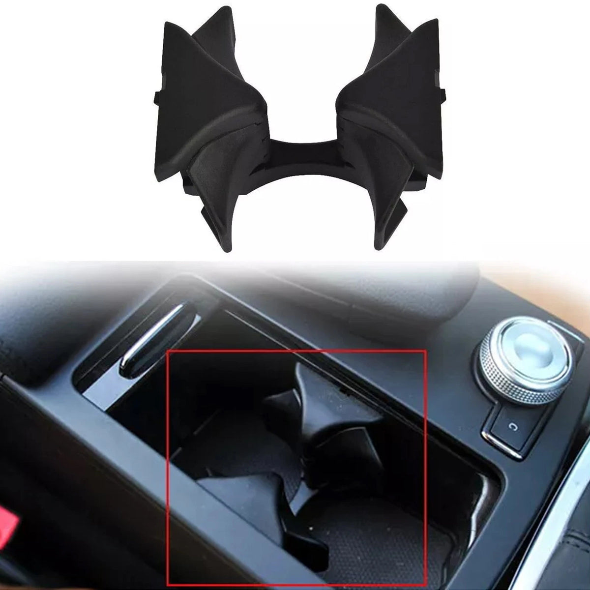 Cup Holder Insert Divider for Mercedes Benz C W204 (2007–2017) 2046802391