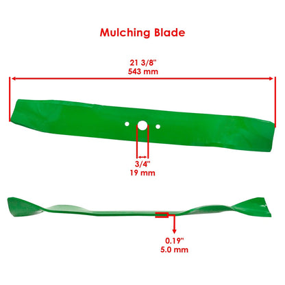 42" Spindle Mulching Blade for Cub Cadet 1517 1527 214 2150 2155 2164 2166 2176 (MB230+MB230 - HD)