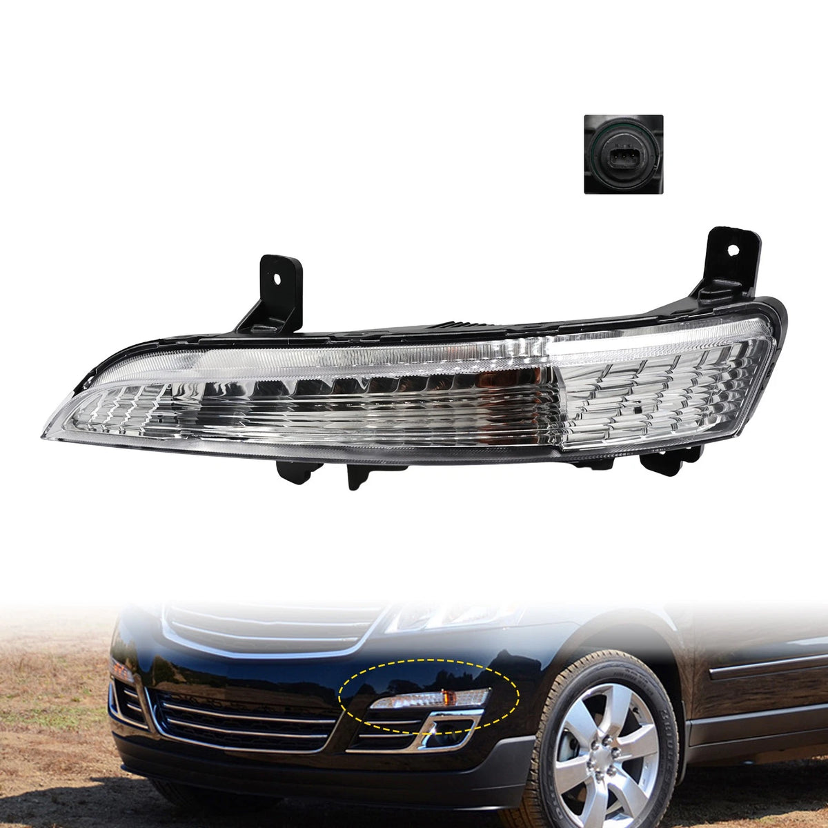 Front Turn Signal Light for Chevy Traverse (2013–2017) - Left 23305608, GM2530135