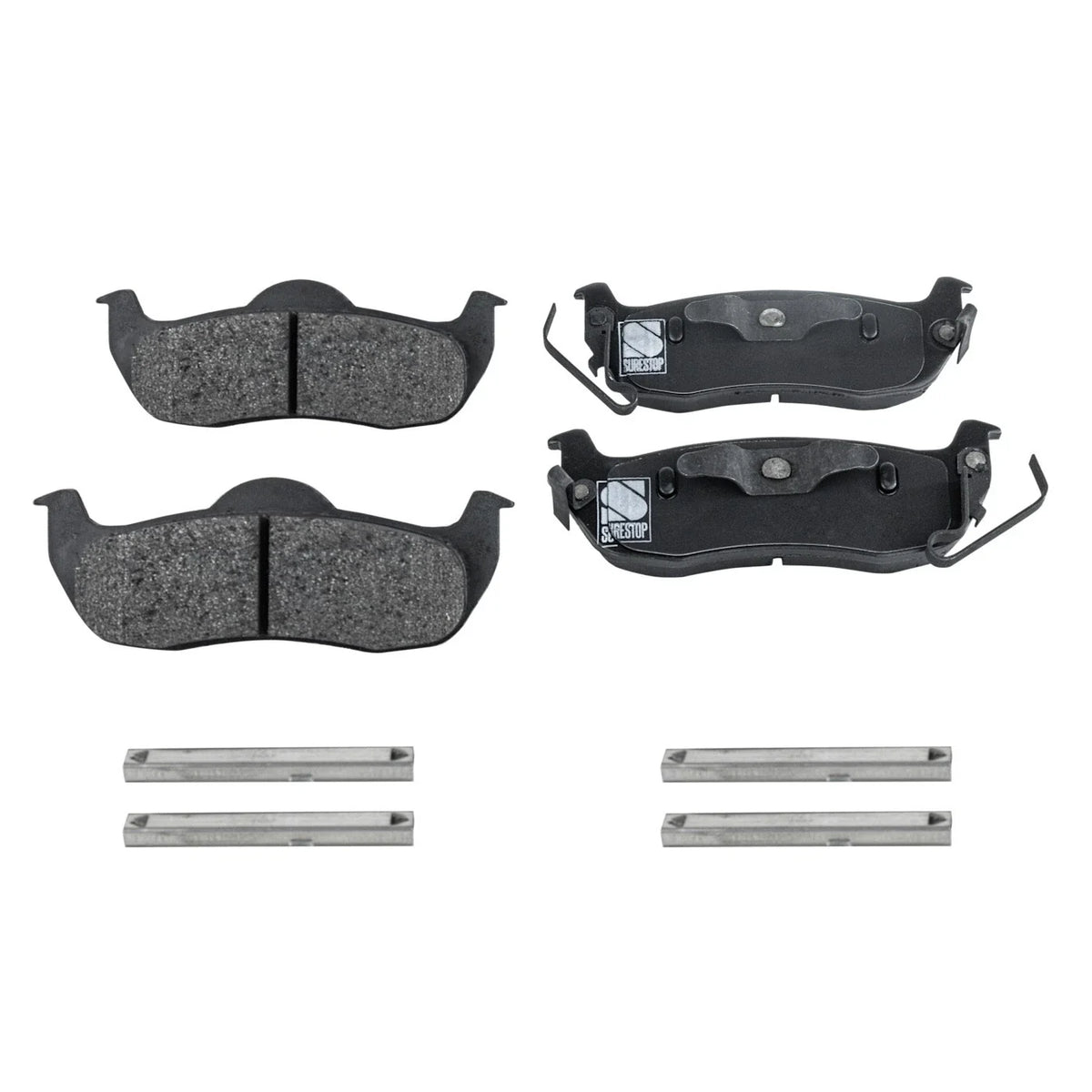 Set of 4 Semi-Metallic Brake Pads for Nissan Armada (2011–2019)