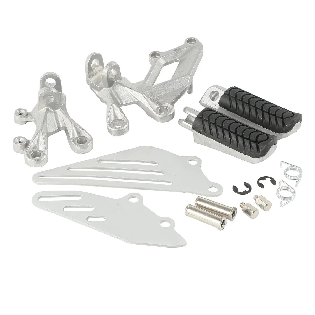 Front Driver Footpegs Bracket Set for Kawasaki Ninja ZX14R ZZR1400 (2006–2023)