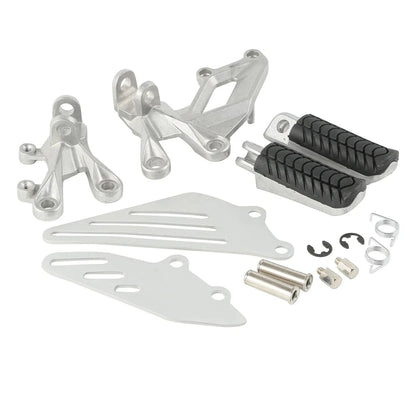 Front Driver Footpegs Bracket Set for Kawasaki Ninja ZX14R ZZR1400 (2006–2023)