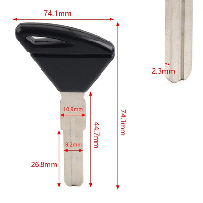 Uncut Blade Blank Key for Aprilia ETV 1000, Caponord, RS125, 250, Mana850