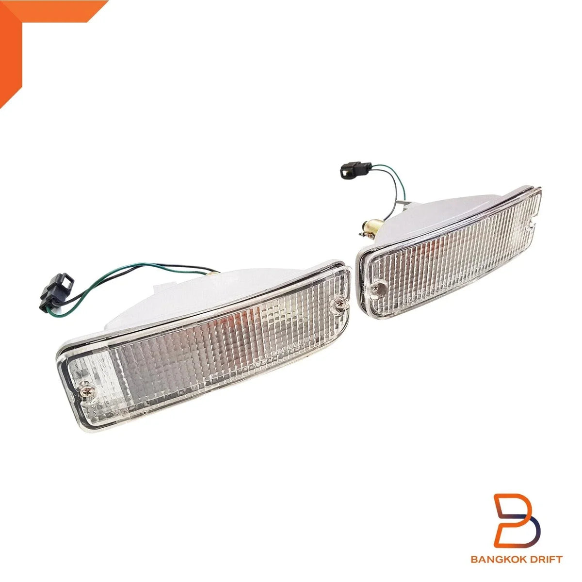 Clear Front Bumper Signal Light for Toyota Hilux Ute (1988-1996)