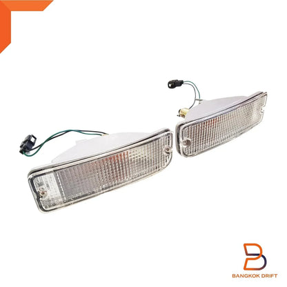 Clear Front Bumper Signal Light for Toyota Hilux Ute (1988-1996)