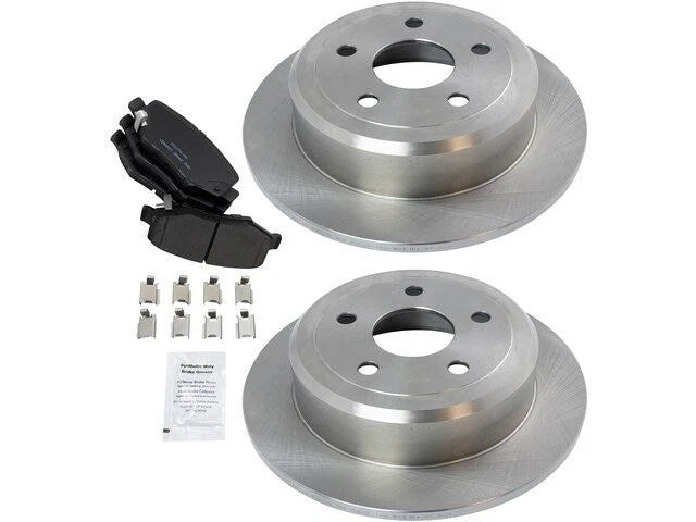 Brake Pad and Rotor Kit for Jeep Wrangler JK (2018) 66929FBYY