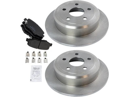 Brake Pad and Rotor Kit for Jeep Wrangler JK (2018) 66929FBYY