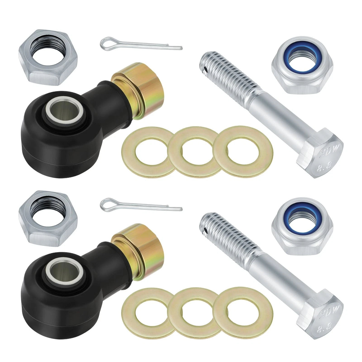 Set of 2 Outer Tie Rod Ends for Polaris RZR 570 800 900 Ranger 400 425 500