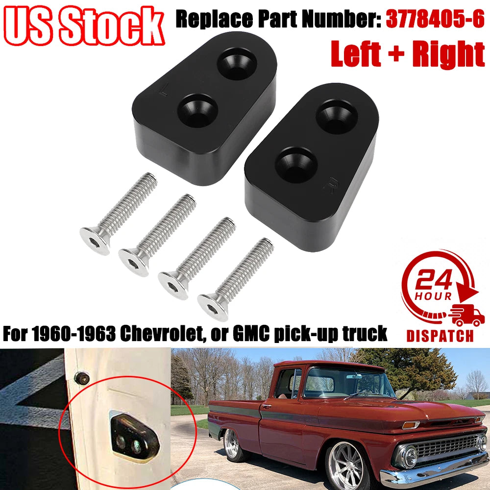 Set of 2 Door Wedges Update Kit for GM GMC Chevy Chevrolet (1960–1963)