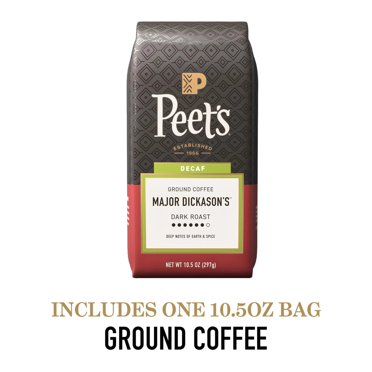 Decaf Major Dickason's Dark Roast Coffee (Pack of 1)