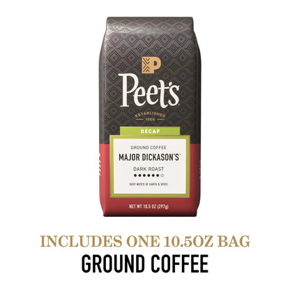 Decaf Major Dickason's Dark Roast Coffee (Pack of 1)
