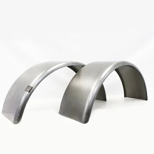 Set of 2 Round Steel Cargo Trailer Fenders for Various Trailers (F0008)