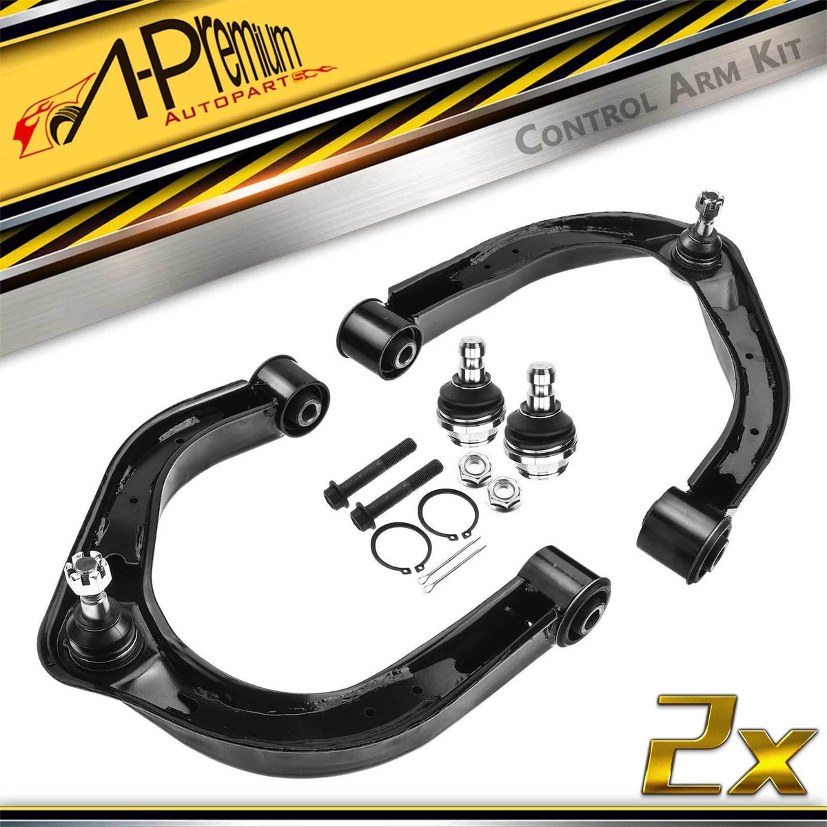 Set of 4 Front Upper Side Control Arm Ball Joints for Infiniti QX56 (2004–2010) - 545247S000, 54524ZQ00A, 54524ZR00A, 54524ZR00B, RK620649, RK620650, K80647