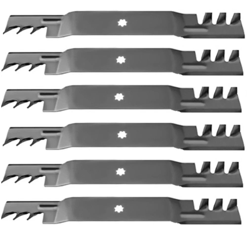 6X Toothed Mulching Mower Blade for Husqvarna (Replaces 578431911)