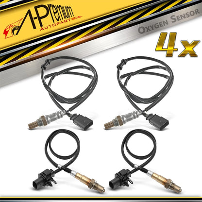 Set of 4 O2 Oxygen Sensors for VW Touareg (2015) - 17024, 17148, ST-25035