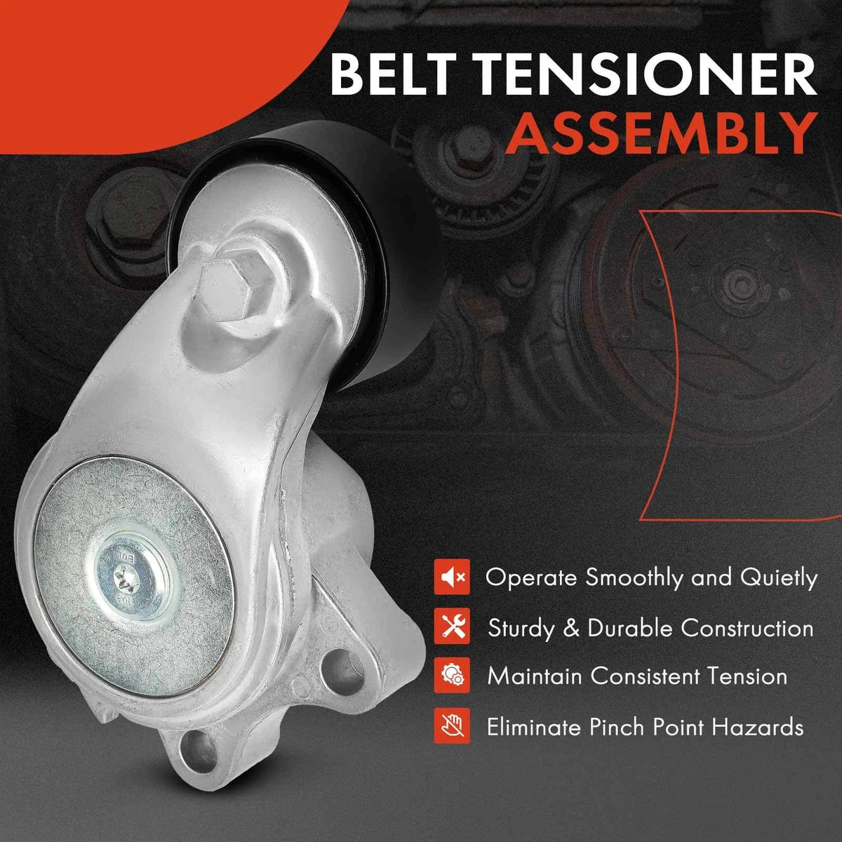 Belt Tensioner with Pulley for Ram 1500 Jeep Grand Cherokee (2014–2018)