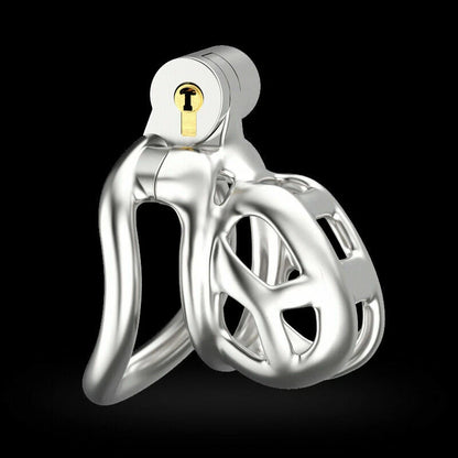 Stainless Steel Male Chastity Device Mamba Cage 45mm