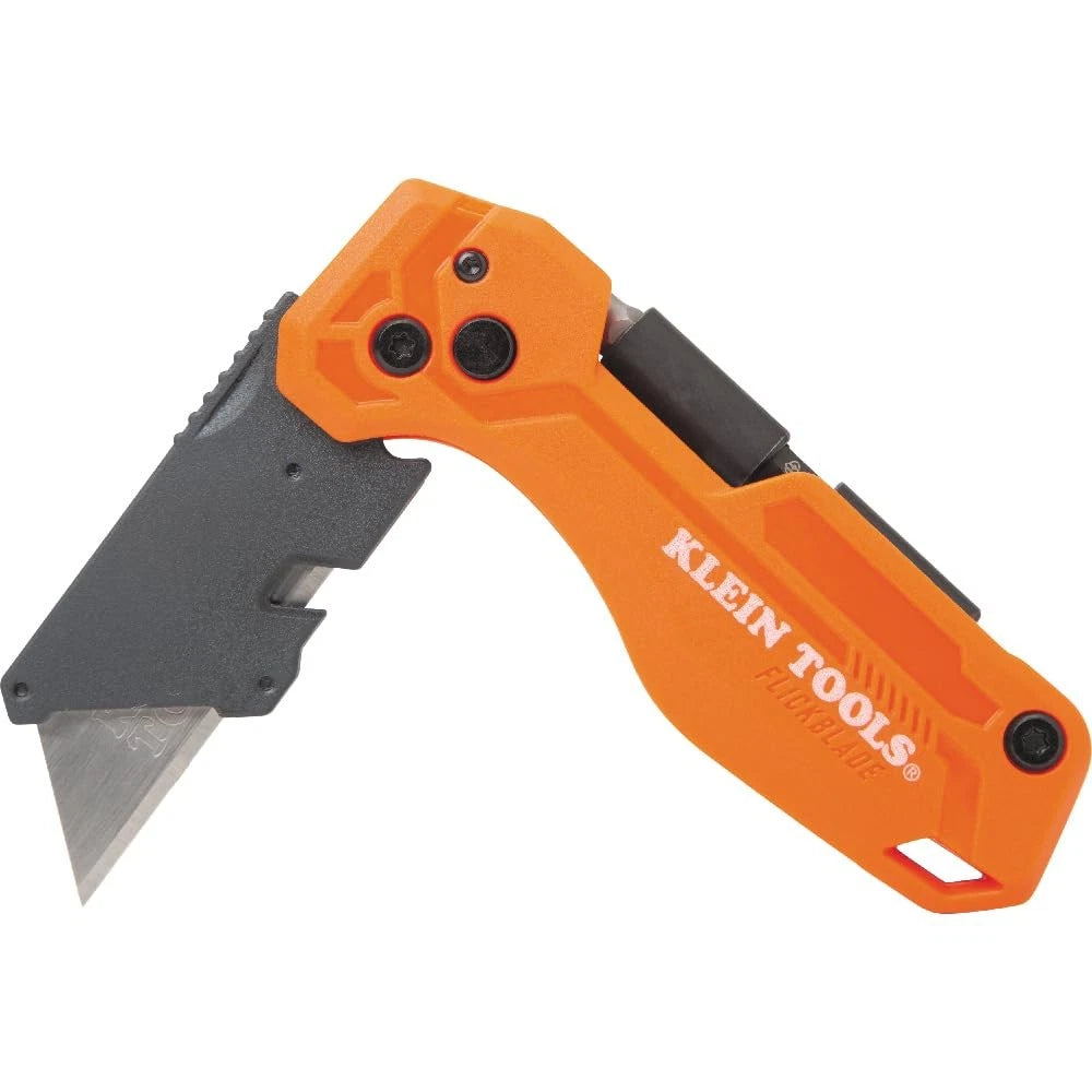 Folding FLICKBLADE Utility Knife for Klein Tools (Compact, Removable)