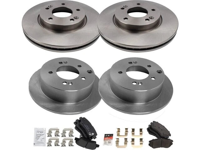 Brake Pad and Rotor Kit for Kia Soul (2012–2013) 29621KFJY