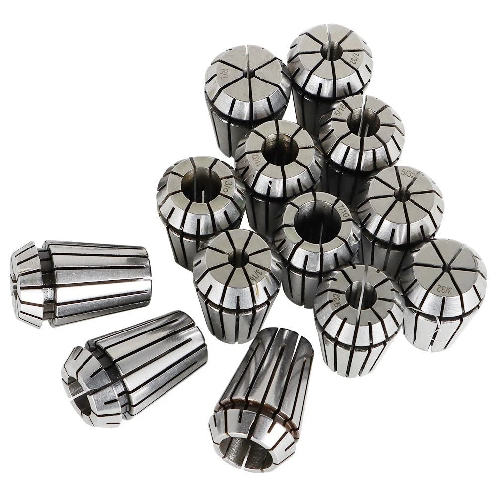 14Pcs ER20 Spring Collet Set for CNC Milling Lathe Engraving Machines