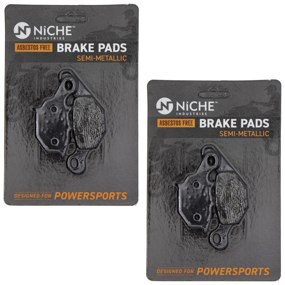 Brake Pad Set of 2 for Suzuki RM85 RM85L (69100-03880, 519-KPA2443D)