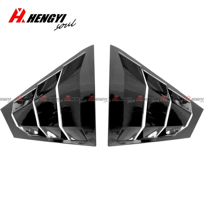 Side Rear Window Louver Shutter Cover Trim Black for Nissan Altima (2023–2024)