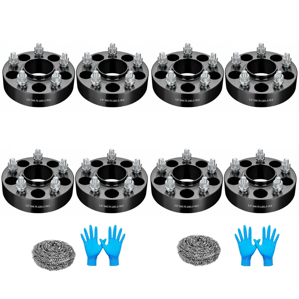 8Pcs 1.5" Hubcentric 5x4.75 Wheel Spacers for Chevy S10 GMC Pontiac (1994–2004)