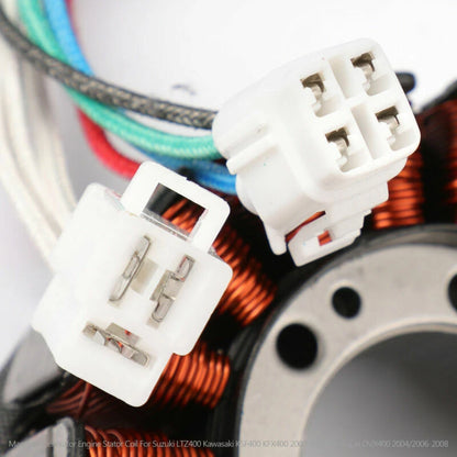 Magneto Generator Stator Coil for Kawasaki KFX400 KSF400 (2003–2007) 21003-S006, 32101-07G00, 3409-026