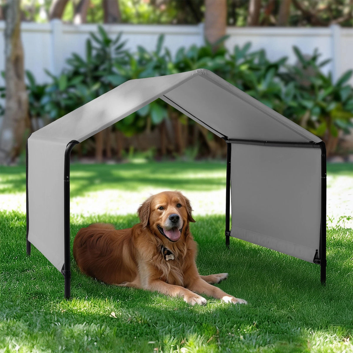 Dog Shade Shelter Canopy Tent for Outdoor Patio (4x4x3FT)