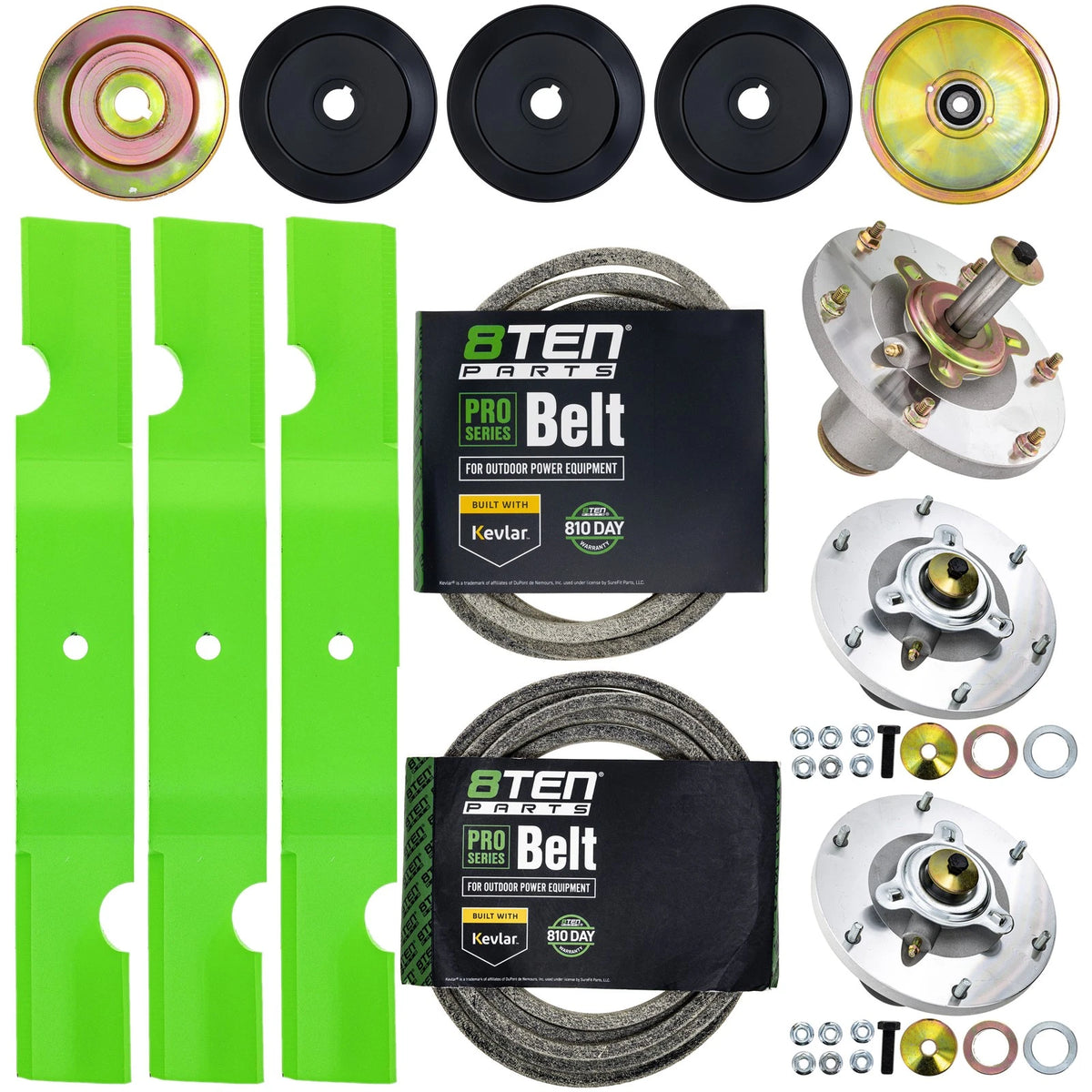 Deck Rebuild Kit for Grasshopper 227 225 M152 (382085, 382082, 393250)