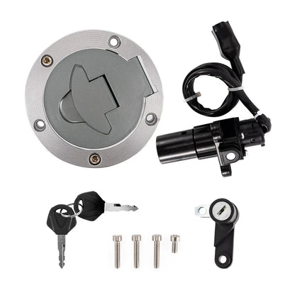Ignition Switch Fuel Gas Cap Seat Lock Key Set for Yamaha YZF-R25 R3 (2014–2023)