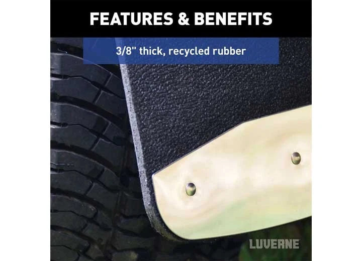 Set of 2 Rubber Mud Guards for Chevy/GMC 2500/3500HD (2020–2020) 251451
