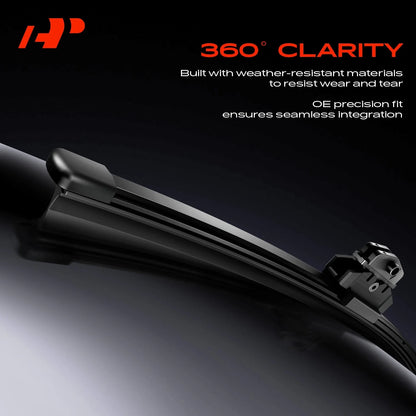 Set of 3 Windshield Wiper Blades for Mercedes G550 G63 AMG