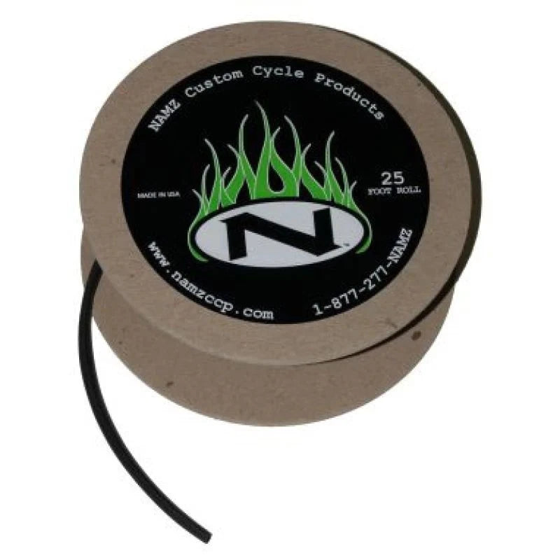 2X Black Heatshrink 1/4in. ID for NAMZ NHSR-25014 (25ft. Spool)