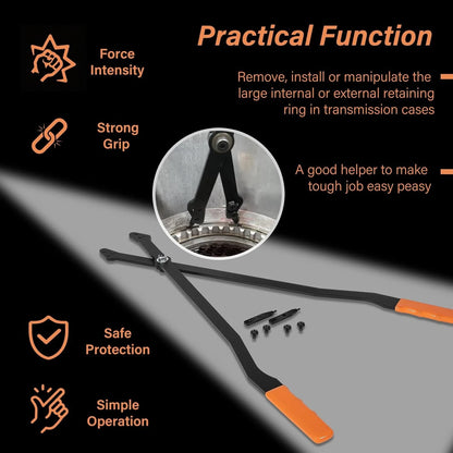 Set of 2 Internal Retaining Ring Pliers for GM Transmissions (5L40, 5L50, 6L50, 6L80, 6L90)